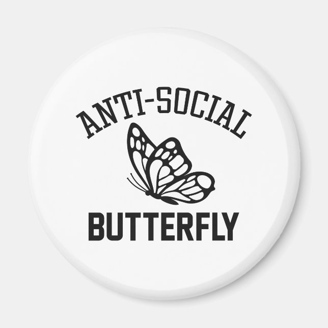 Íman Borboleta antissocial (Frente)