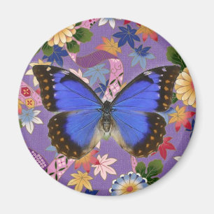 Íman Borboleta Azul