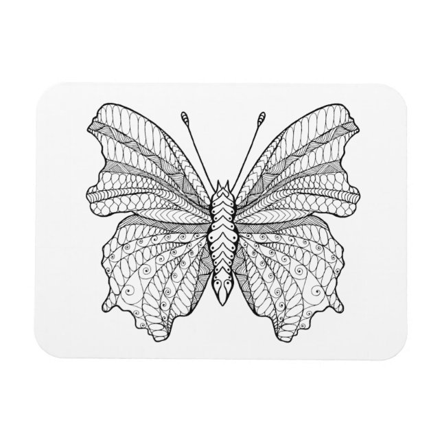Íman Borboleta de Estilo 3 (Horizontal)