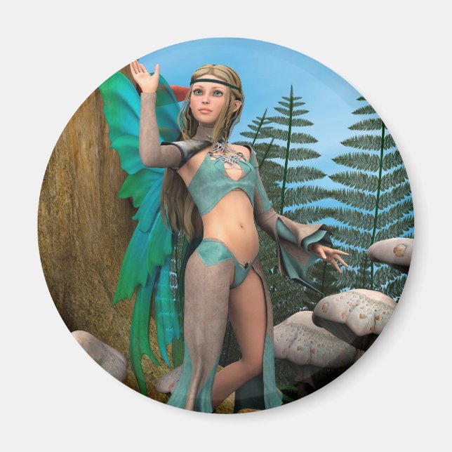 Íman Borboleta de fada (Frente)