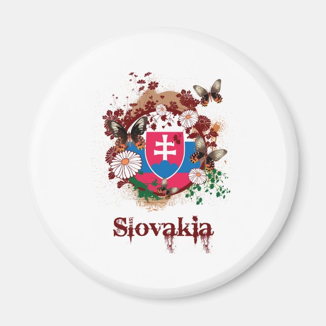 Íman Borboleta Eslováquia (Frente)