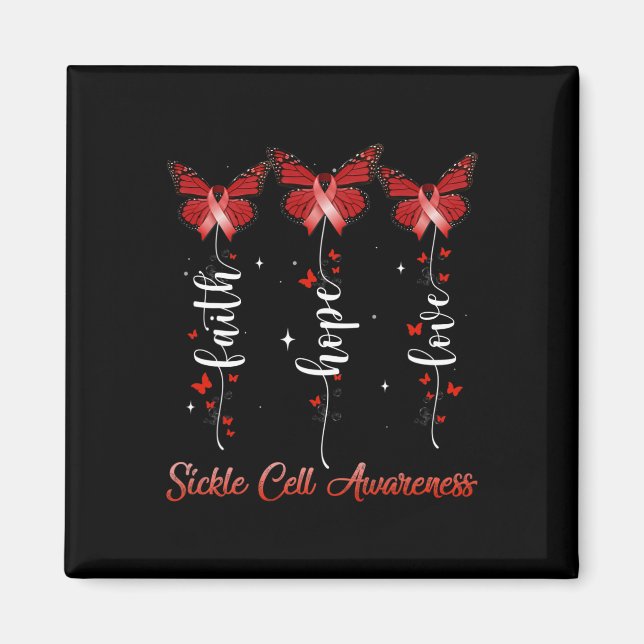 Íman Borboleta Fé de Fé de Fé Esperança Adormecida Célu (Frente)