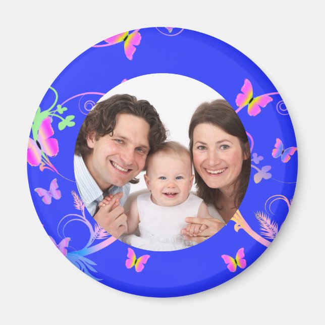 Íman Borboleta/Foto (Frente)