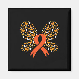 Íman Borboleta Laranja Leucemia Leucemia Survivo