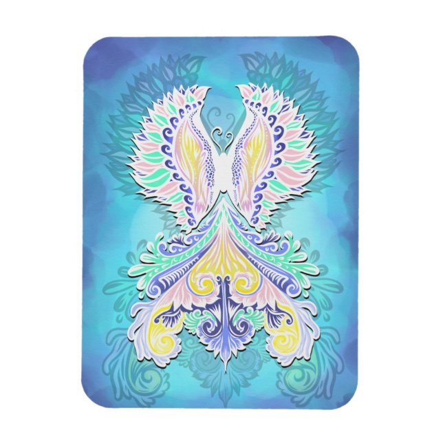 Íman Borboleta Mística Pastel | Eethal Boho Fantasy (Vertical)