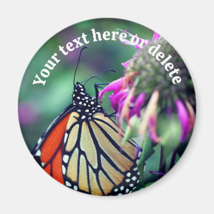 Íman Borboleta Monarca Natureza Personalizada