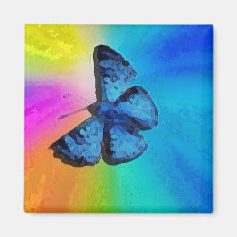 Íman borboleta no céu