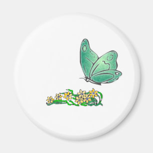 Íman Borboleta verde