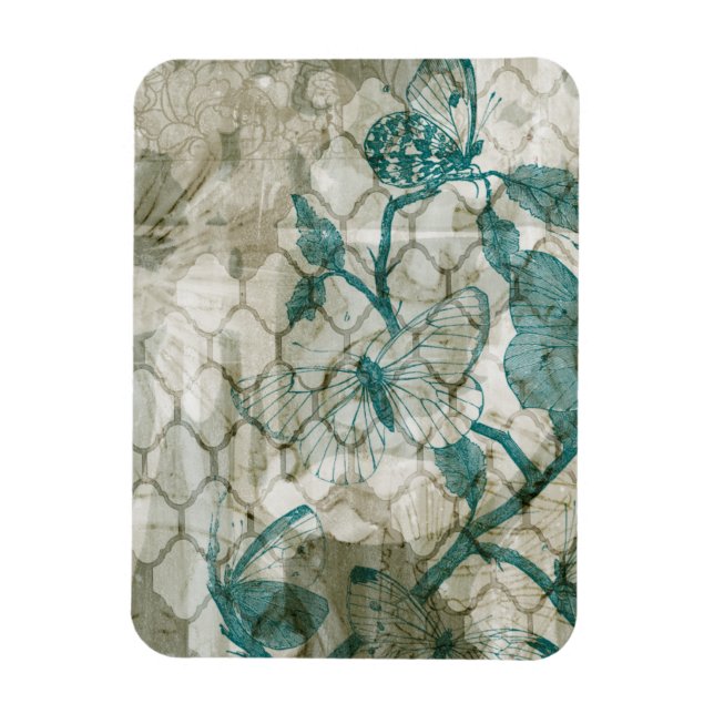 Íman Borboletas árabes VI (Vertical)