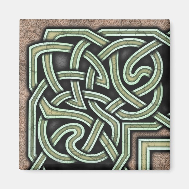 Íman Borda B, Magneta verde do canto (Frente)