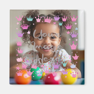 Íman Borda de Fotografias da Princesa Púrpura, Rosa Pas