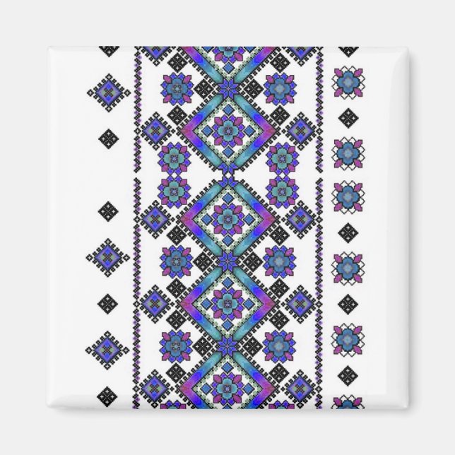 Íman Bordado Azul (Frente)