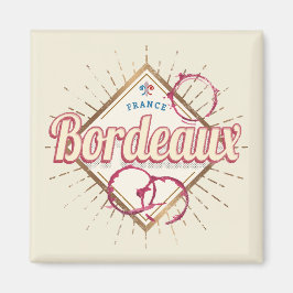 Íman Bordeaux Nouvelle-Aquitaine França Retro Wine