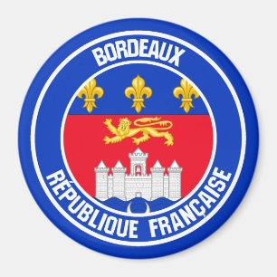 Íman Bordeaux Round Emblem