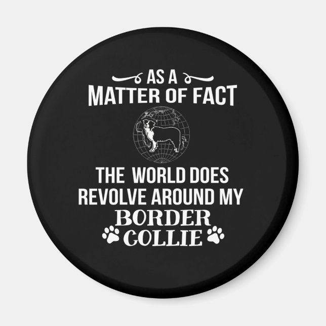 Íman Border Collie Dog Breed Love (Frente)