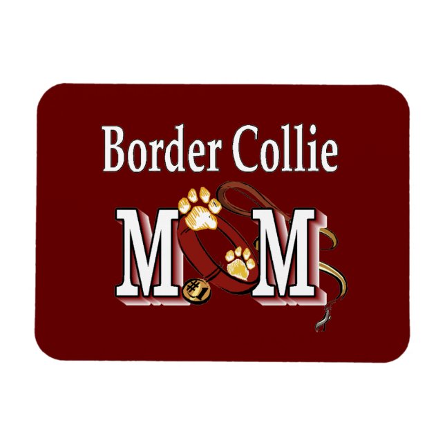 Íman Border Collie Dog MOM (Horizontal)