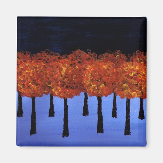 Íman Bordo da Floresta Laranja (Frente)