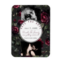 Bordô Rosas Vermelhas Sombreado Cinza Floral Salva