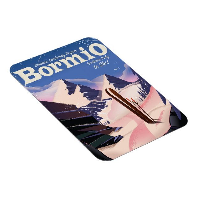 Íman Bormio,Sondrio, Região Lombardia, Itália, poster d (Lado Direito)