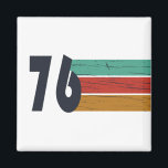 Íman Born in 1976 vintage 50th birthday party<br><div class="desc">Add some originality to your wardrobe with this vintage sunset birthday graphic design featuring an awesome typography font. It's a great gift idea for men,  women,  husbands,  wives,  grandmothers,  and grandfathers who will love this unique artwork. The perfect funny holiday present for a happy birthday party.</div>