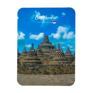 Íman Borobudur, Indonésia - Antigo Templo Budista R
