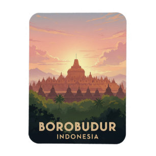 Íman Borobudur Indonesia viagem do patrimônio mundial d