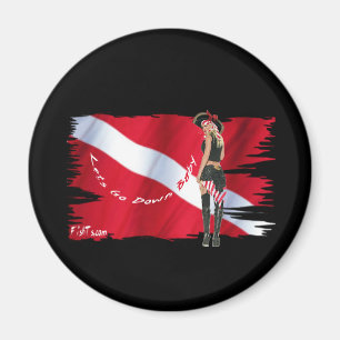 Íman Borrachos quentes do mergulho no biquini