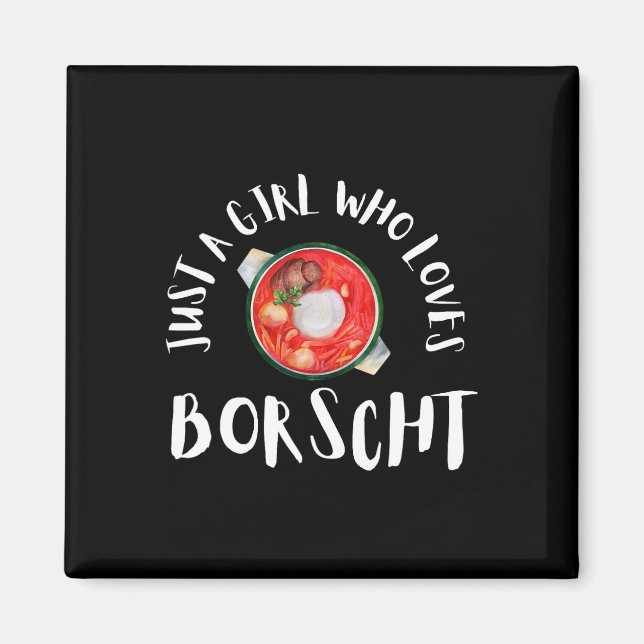 Íman Borschtsch Beterraba Ucraniano Borscht 1  (Frente)
