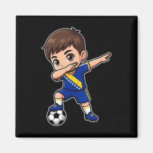 Íman Bósnia-Herzegovina Dab Kid Meta Cartoon Bandeira d