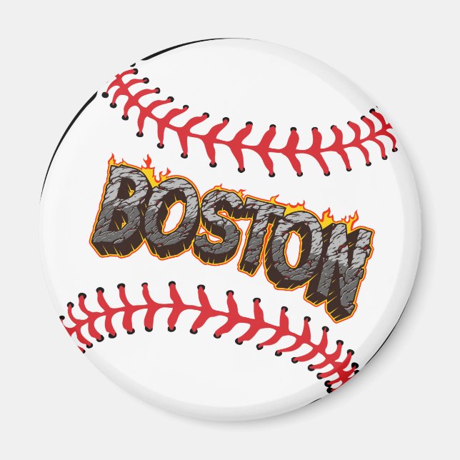 Íman Boston Baseball Magnet (Frente)
