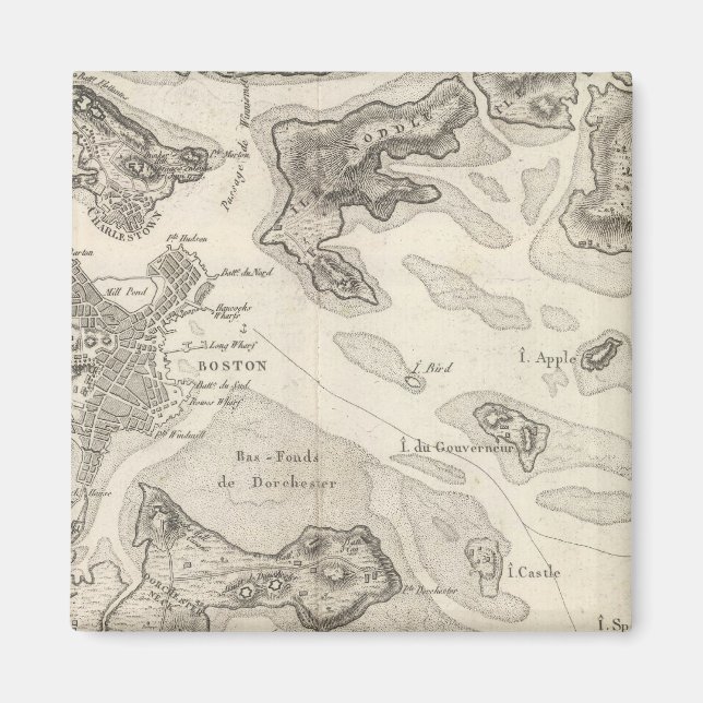 Íman Boston e área circundante (Frente)