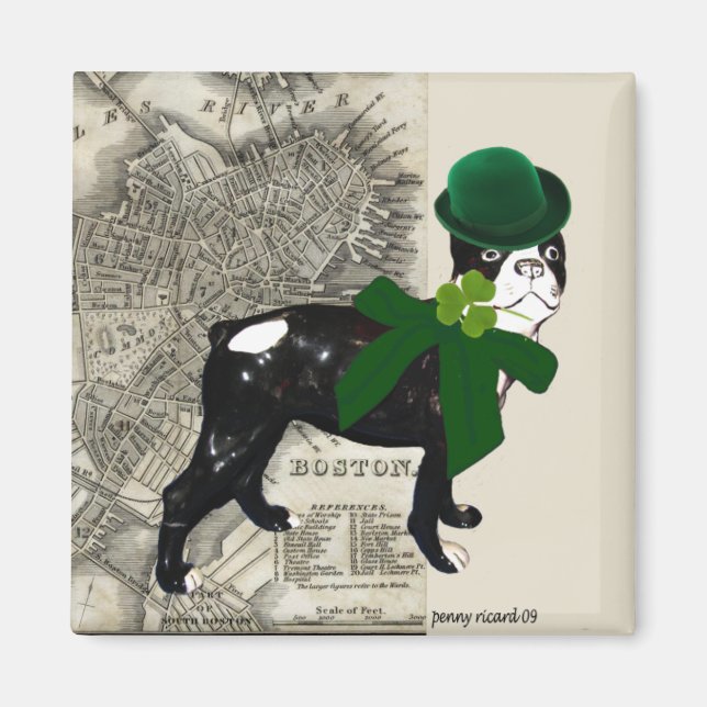 Íman Boston Irish Magnet (Frente)