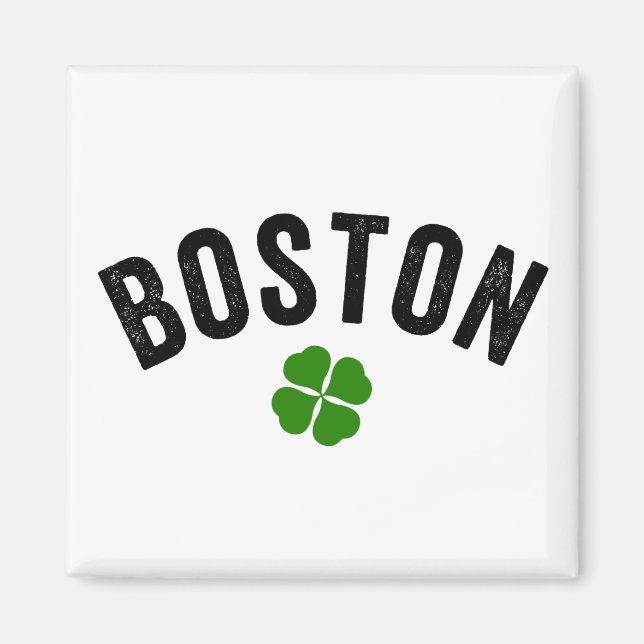 Íman Boston Irish Shamrock (Frente)