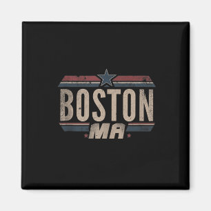 Íman Boston - Patriótica Eua 4 de julho Bandeira Americ