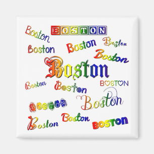 Íman Boston Rainbow Fonts