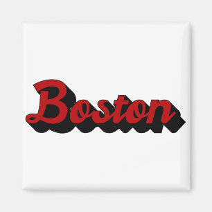 Íman Boston Red e Black
