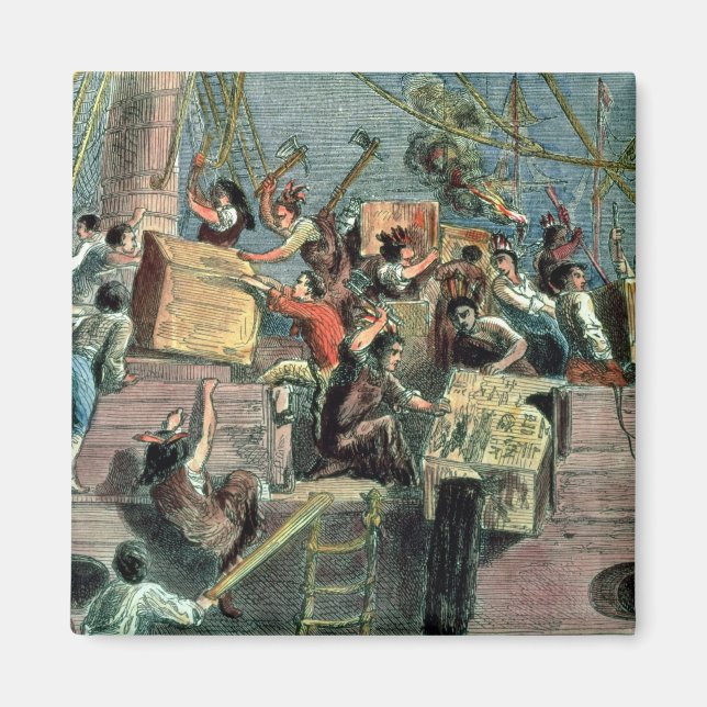 Íman Boston Tea Party, 16 de dezembro de 1773 (Frente)