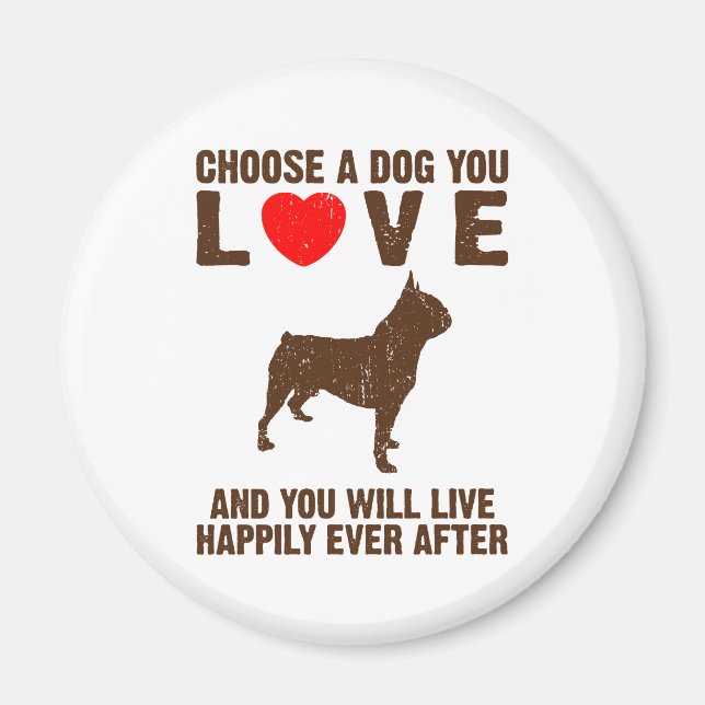 Íman Boston Terrier (Frente)