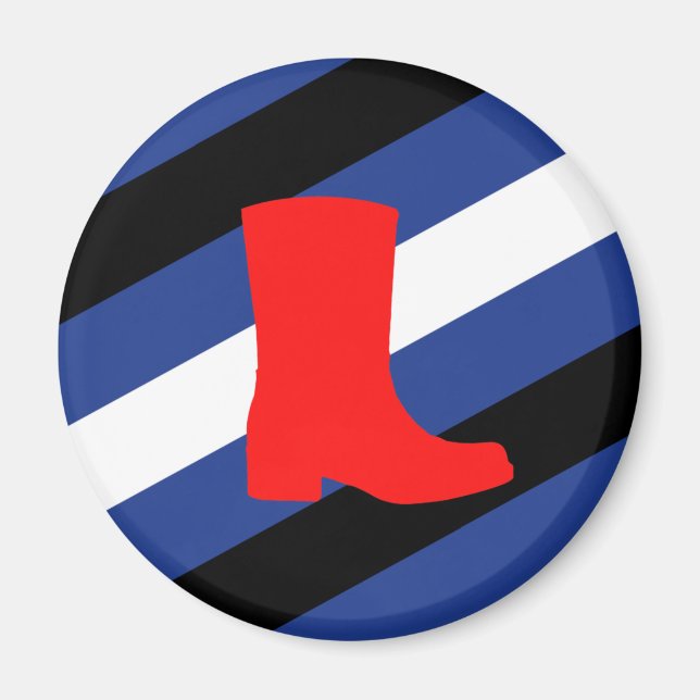 Íman Bota Bandeira Orgulho (Frente)
