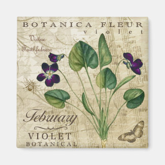 Íman Botanica Fevereiro Magnet