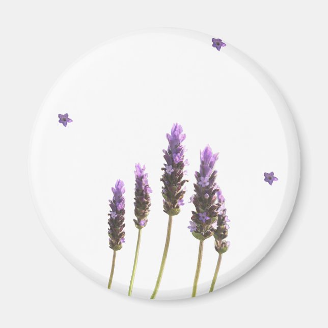 Íman Botanical Wildflower Fridge Magnet (Frente)