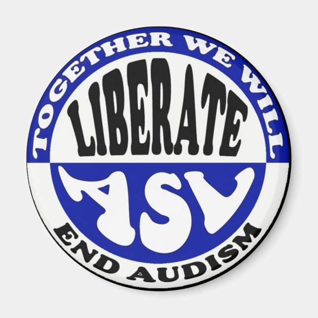 Íman Botão Anti-Audismo (Frente)