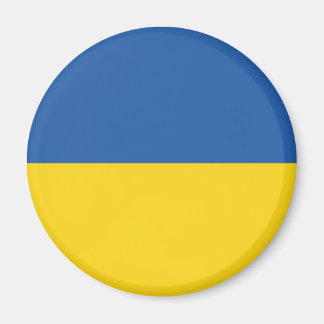 Íman Botão Bandeira da Ucrânia