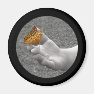 Íman Botão Borboleta