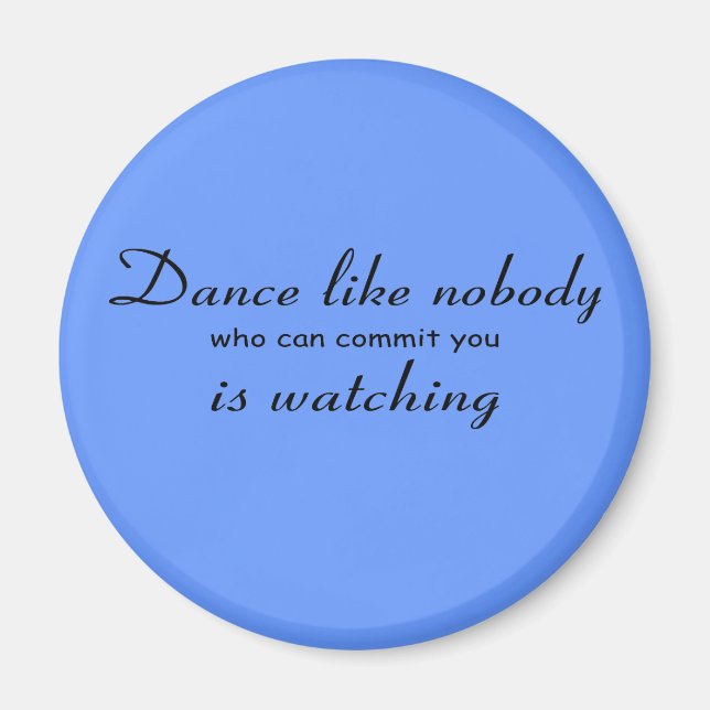 Íman Botão de dança (Frente)