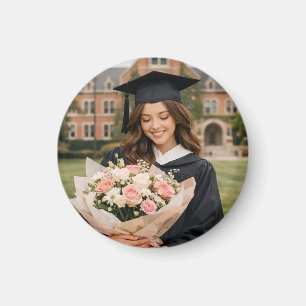 Íman Botão de Foto de Formatura Personalizado