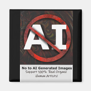 Íman Botão de Imagens Geradas 'Arte' do AI
