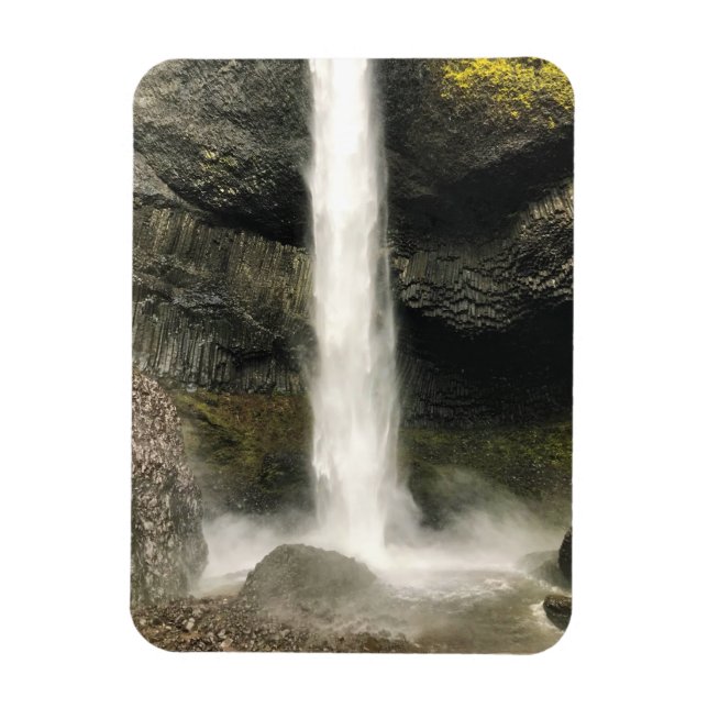 Íman Botão de Latourell Falls, Oregon (Vertical)
