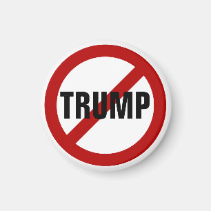 Íman Botão de Reverso de Pin Parar Donald Trump Anti-Tr
