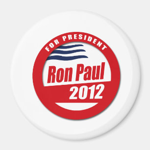 Íman Botão de Ron Paul 2012